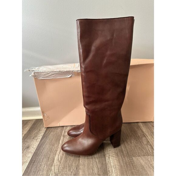 Loeffler Randall Goldy Knee-High Leather Boots Size 11 $695 - Picture 5 of 11
